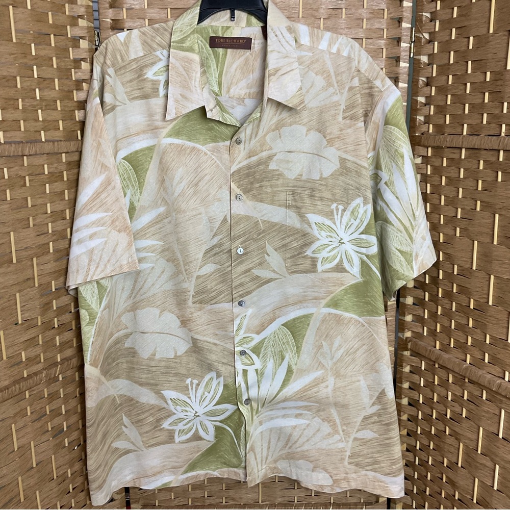 Tori Richard Hawaiian Shirt Cotton 2XL